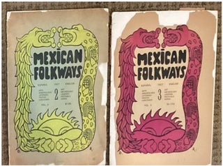 Item #116681 MEXICAN FOLKWAYS. REVISTA TRIMESTRAL DEDICADA A USOS Y COSTUMBRES MEXICANAS. 1927,...