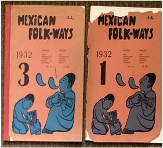 Item #116683 MEXICAN FOLKWAYS. REVISTA TRIMESTRAL DEDICADA A USOS Y COSTUMBRES MEXICANAS. 1932,...