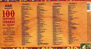 100 CANCIONES CUBANAS DEL "MILENIO". DELUXE 4-CD 'CIGAR' BOX SET.; Compiled by Cristóbal Díaz Ayala*