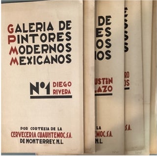 Item #36465 GALERIA DE PINTORES MODERNOS MEXICANOS; No. 1, Diego Rivera / Samuel Ramos -- No. 2,...