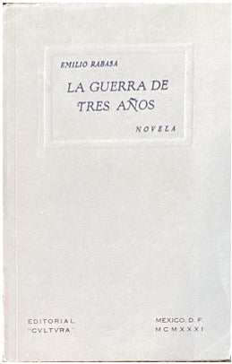 Item #47637 LA GUERRA DE TRES AÑOS.; Maderas Originales de Isidoro Ocampo. Capitulares de...