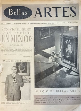 Item #92784 BELLAS ARTES. AÑO 1, NO. 1; Arte Mexicano en el Japón. Organo del Instituto...